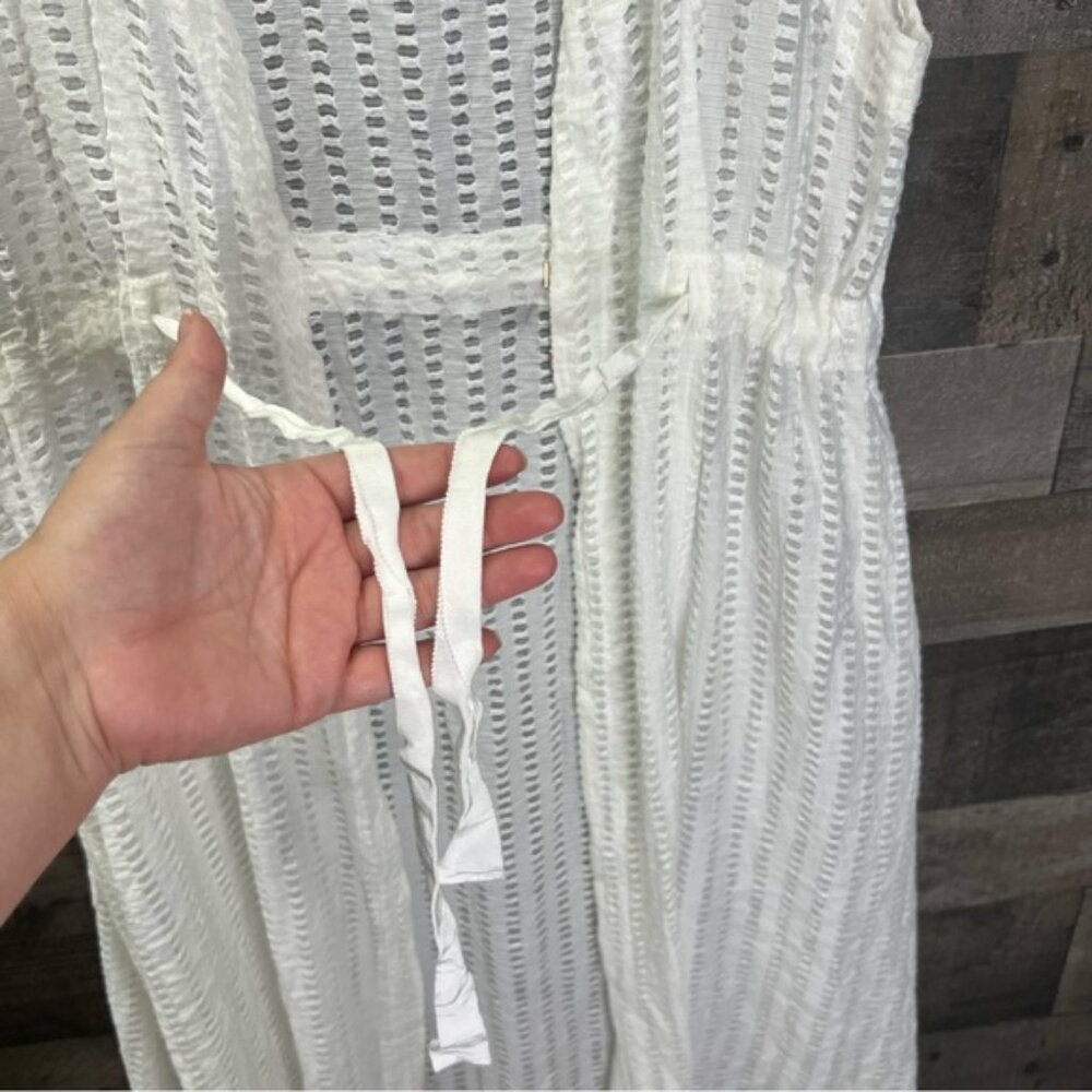 Anthropologie Swim Lilka Cloud Maxi Coverup Eyelet - Picture 7 of 11
